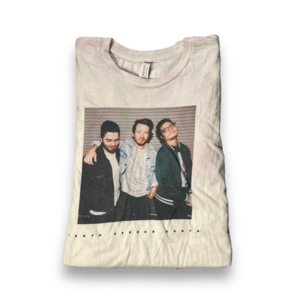 Bella Canvas Tenth Avenue North Light Pink Graphic Tshirt Size Small - "Tonia"